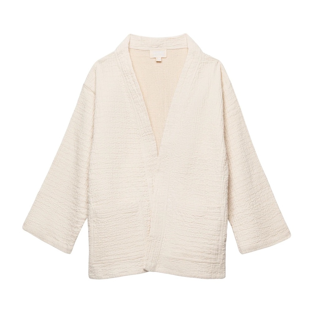 HONEST COTTON 100% Cotton Open Cardigan Sweater